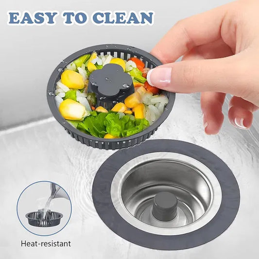 3-in-1 Sink Drain Strainer-Drain Strainers-Muaazon Store-18279