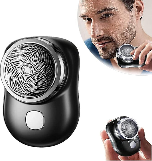 Mini-Shave Portable Electric Shaver, 2023 New Upgrade Mini Electric Razor Shavers for Men-Nose & Ear Hair Trimmer-Muaazon Store-19381