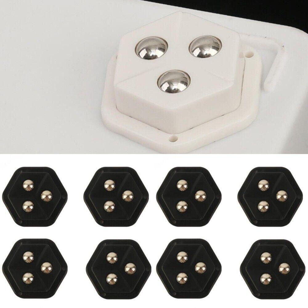 4 Pcs Pentagon Mini Caster Wheels-Health, Fitness & Nutrition Books-Muaazon Store-19378