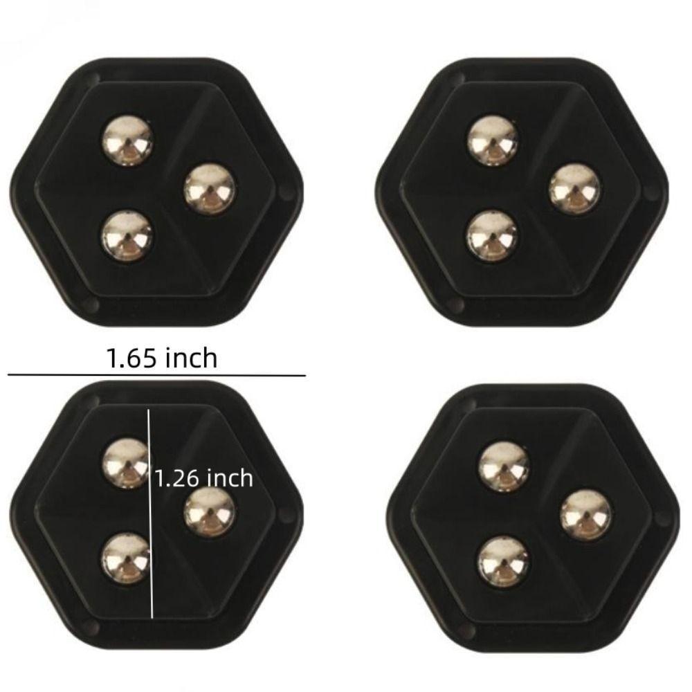 4 Pcs Pentagon Mini Caster Wheels-Health, Fitness & Nutrition Books-Muaazon Store-19378