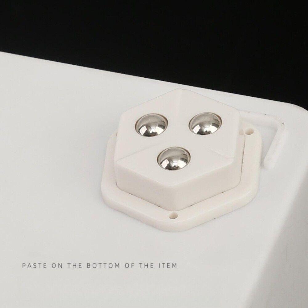 4 Pcs Pentagon Mini Caster Wheels-Health, Fitness & Nutrition Books-Muaazon Store-19378