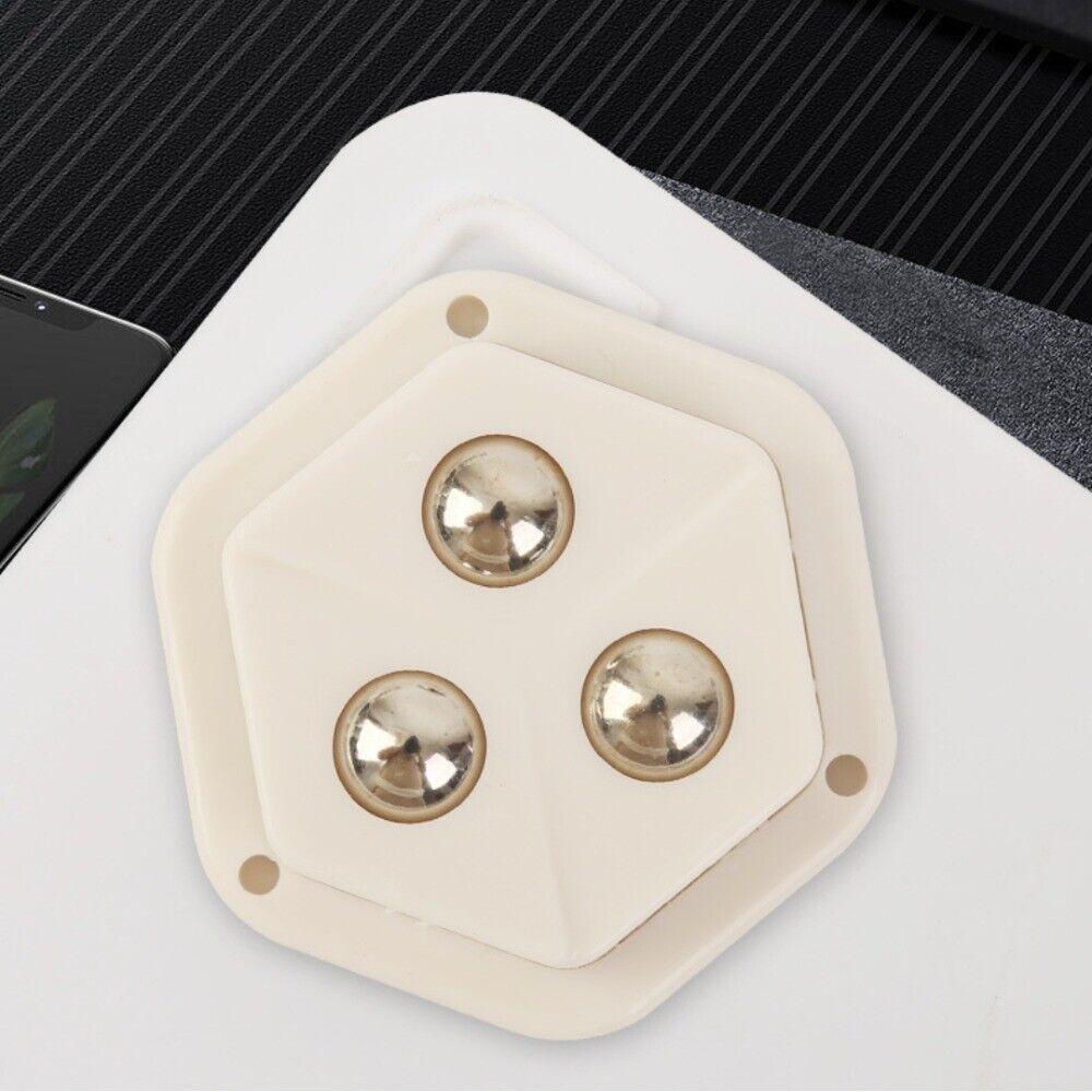 4 Pcs Pentagon Mini Caster Wheels-Health, Fitness & Nutrition Books-Muaazon Store-19378