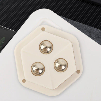 4 Pcs Pentagon Mini Caster Wheels-Health, Fitness & Nutrition Books-Muaazon Store-19378