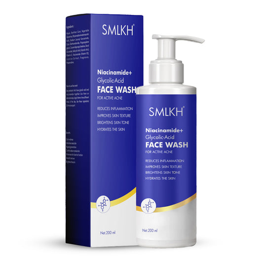 Niacinamide with Extract of Glycolic Acid – Deep Cleanser for Glowing, Oily Skin Face Wash (200 ml)-Creams, Gels & Sprays-Muaazon Store-20028