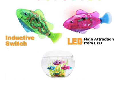 LED Robot Fish Toy--Muaazon Store-Muaazon Store