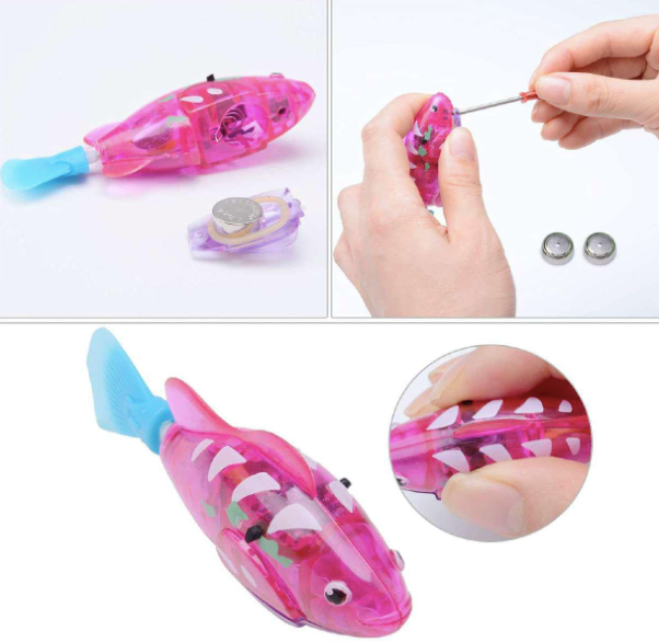 LED Robot Fish Toy--Muaazon Store-Muaazon Store